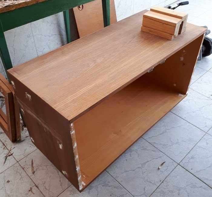 wooden 2 doors small cabinet