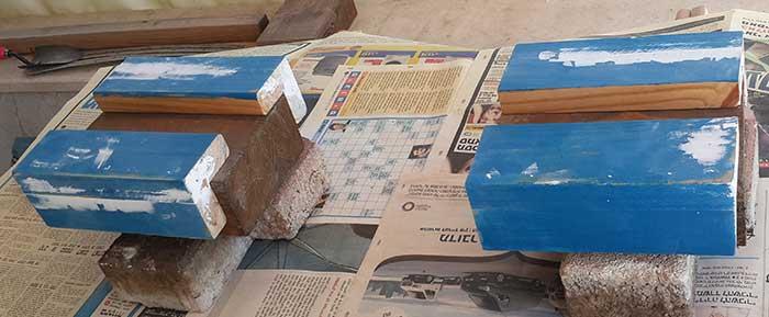 fixing the legs holes