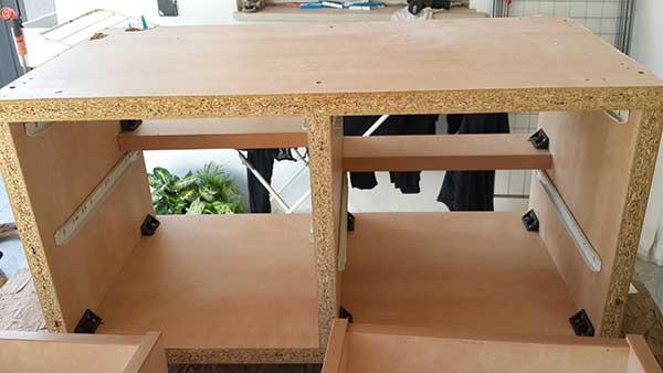 look from the back after removing the back board